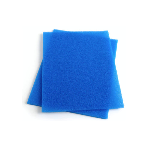 Pair of blue pH balancing foam inserts that are placed into the trays of the Fischer iontophoresis device, used to treat hyperhidrosis (excessive sweating)